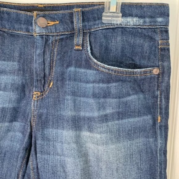 Joe's Distressed Med Wash Whiskered Cotton Denim Casual Summer Shorts - Picture 4 of 10